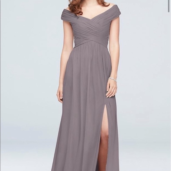 David’s Bridal Portobello Bridesmaid Dress - Picture 1 of 5